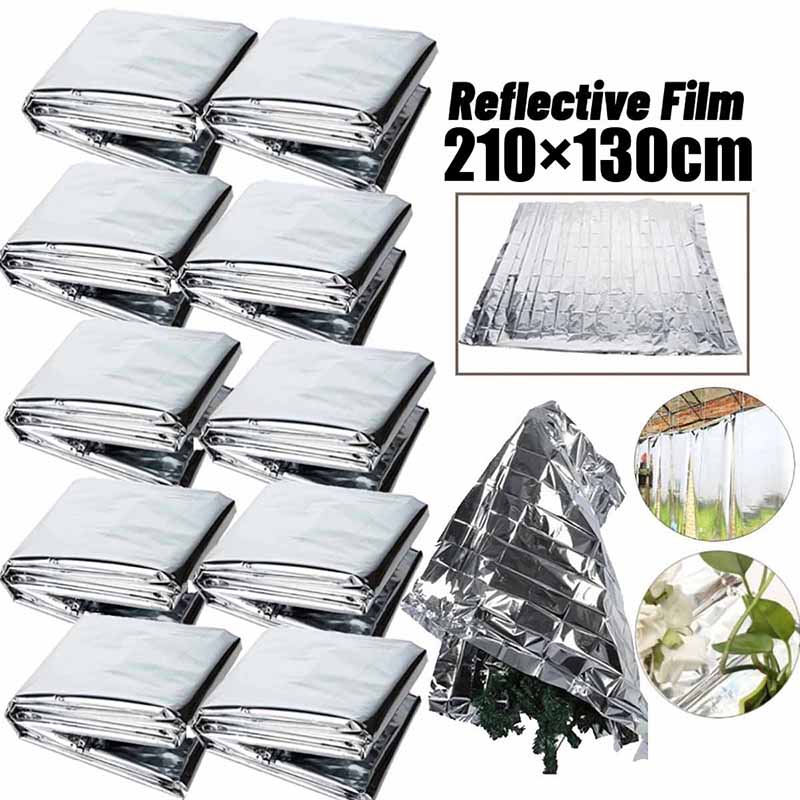 Greenhouse Plastic Film - 1-10 adet bahçe gümüş Mylar Film